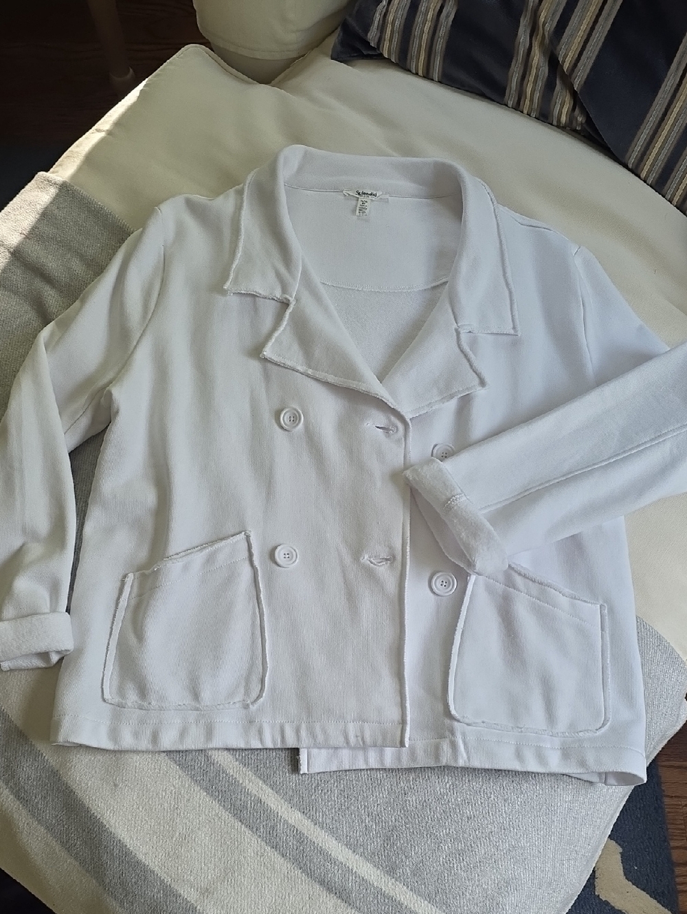 Splendid Sweatshirt Double Breasted Jacket